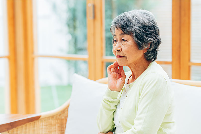 顔の印象が変わってしまう